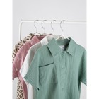 Костюм муслиновый детский Amarobaby Easy, рост 110 см, цвет мятный - фото 27821606