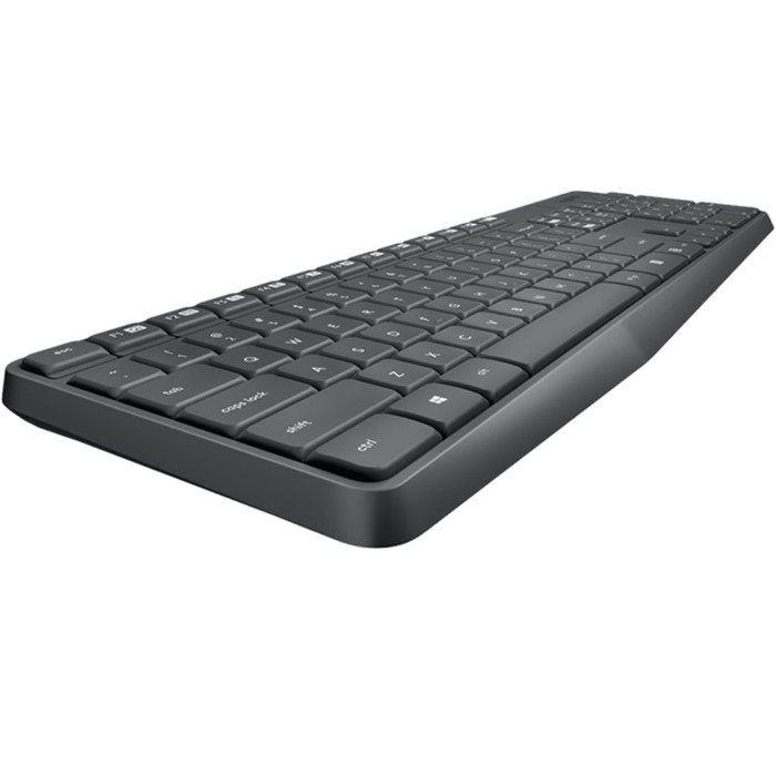 Клавиатура + мышь Logitech MK235 (Ru layout) клав:серый мышь:серый USB беспроводная (920-00   107352 - фото 51664062