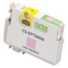 Картридж струйный Cactus CS-EPT0806 T0806 светло-пурпурный (11.4мл) для Epson Stylus Photo 1074092 - фото 51671834 Картридж струйный Cactus CS-EPT0806 T0806 светло-пурпурный (11.4мл) для Epson Stylus Photo 1074092 - фото 51671834