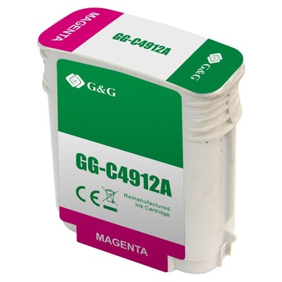Картридж струйный G&G GG-C4912A № 82, пурпурный, 72 мл, для HP DJ 500/800C
