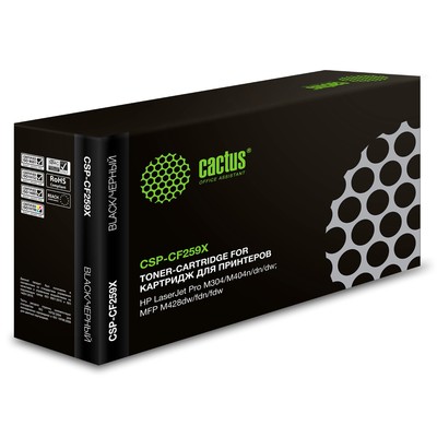 Картридж лазерный Cactus CSP-CF259X, чёрный, 10000 стр, для HP LJ M304/M404/MFP M428