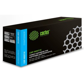 Картридж лазерный Cactus CSP-W2071X 117X голубой (1300стр.) для HP Color Laser 150a/150nw/1   107412 10741224