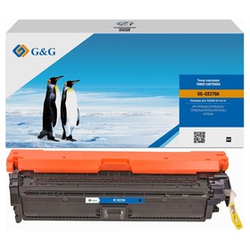 Картридж лазерный G&G GG-CE270A черный (13000стр.) для HP LJ Ent CP5525 10741253