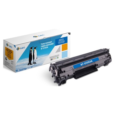 Картридж лазерный G&G GG-CF283A, для HP LJ Pro M125/125FW/125A/M127/M127FW, чёрный, 1500 стр.