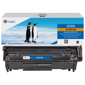 Картридж лазерный G&G GG-Q2612AX черный (3000стр.) для HP LJ 1010/1012/1015/1018/1020/1022/   107413 10741315