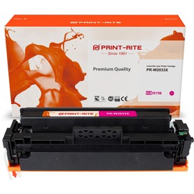 Картридж лазерный Print-Rite TFHBKVMPU1J PR-W2033X W2033X пурпурный (6000стр.) для HP Color   107413 10741361