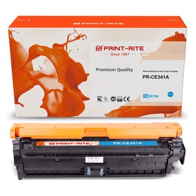 Картридж лазерный Print-Rite TRHE95CPU1J PR-CE341A CE341A голубой (16000стр.) для HP CLJ M7   107413