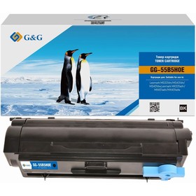 Картридж лазерный G&G GG-55B5H0E 55B5H00/55B5H0E черный (15000стр.) для Lexmark MS331dn/MS4   107414