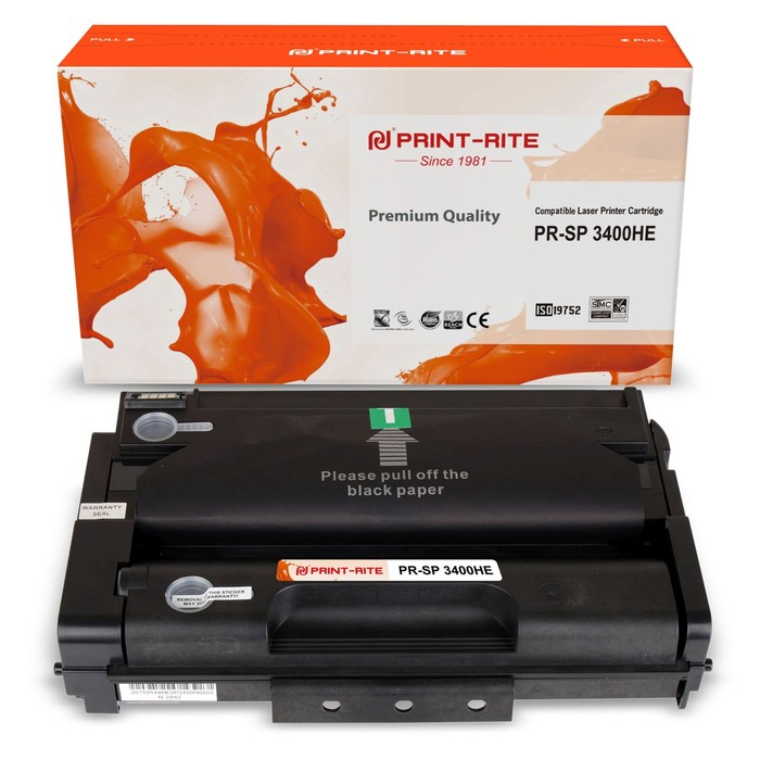 Картридж лазерный Print-Rite TFR449BPU1J PR-SP3400HE SP 3400HE черный (5000стр.) для Ricoh   1074159 - фото 51643362