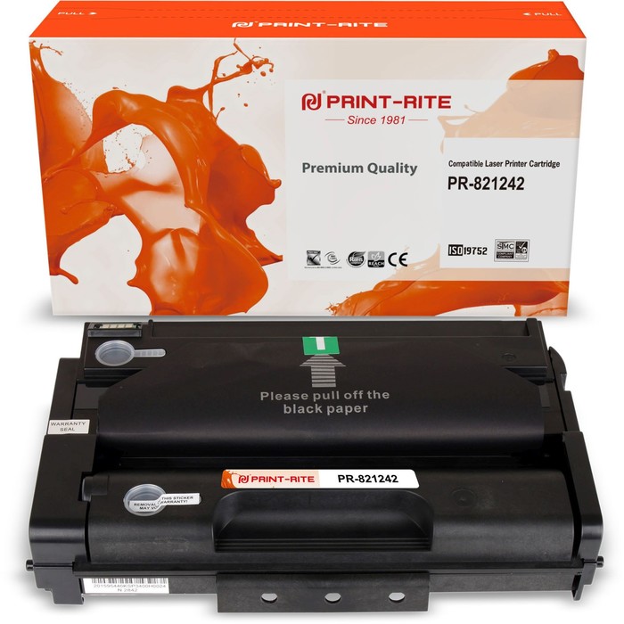 Картридж лазерный Print-Rite TFR534BPU1J PR-821242 821242 черный (6400стр.) для Ricoh SP 31   107415 - фото 51643372