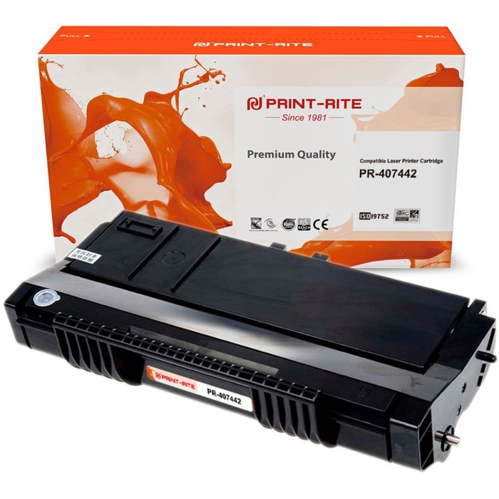 Картридж лазерный Print-Rite TFR802BPU1J PR-407442 407442 черный (2000стр.) для Ricoh Afici   107416 - фото 51643384