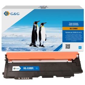 Картридж лазерный G&G GG-C406S голубой (1000стр.) для Samsung CLP-360/362/363/364/365/367/3   107416 10741627