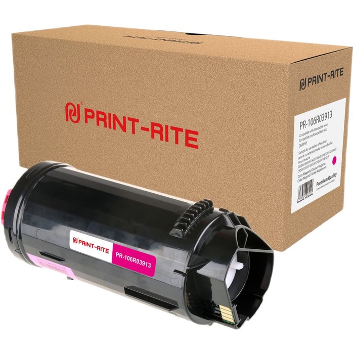 Картридж лазерный Print-Rite TFX744MPRJ PR-106R03913 106R03913 пурпурный (10100стр.) для Xe   107417 - Фото 1