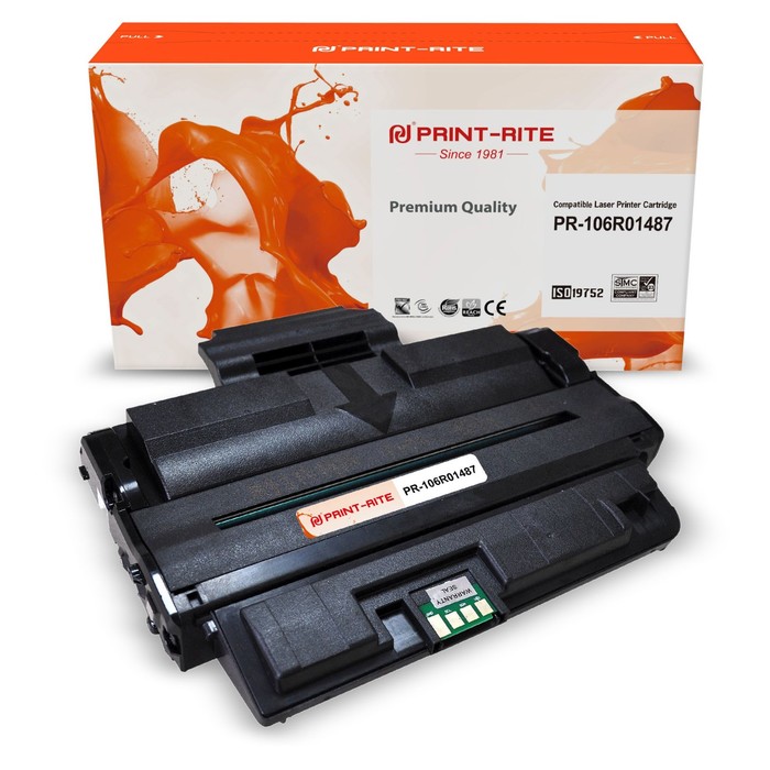 Картридж лазерный Print-Rite TFX982BPU1J PR-106R01487 106R01487 черный (4100стр.) для Xerox   107417 - фото 51643497