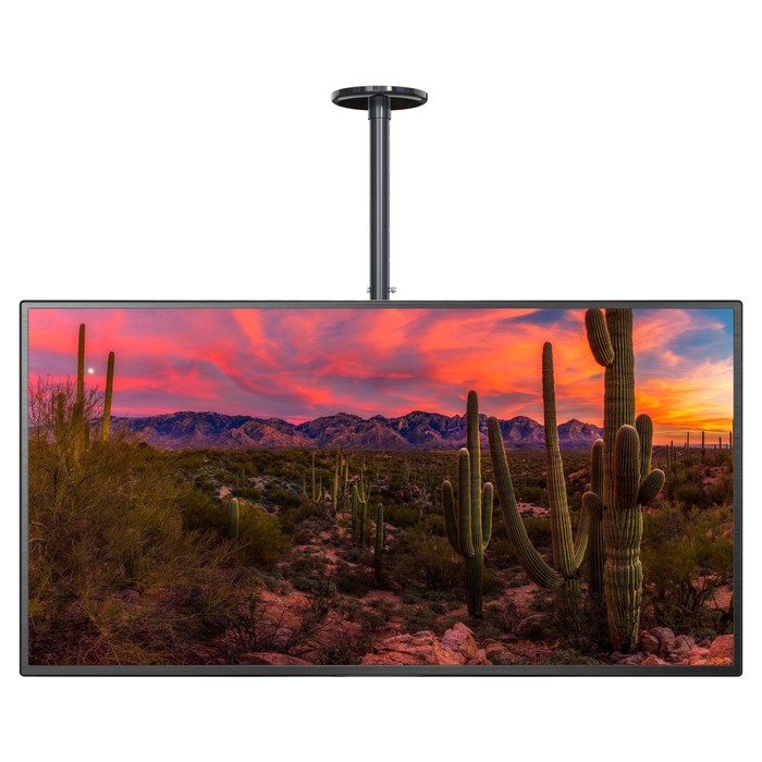 Кронштейн для телевизора Cactus CS-CP04-R черный 37"-70" макс.81.6кг потолочный поворот и н   107418 - фото 51643557