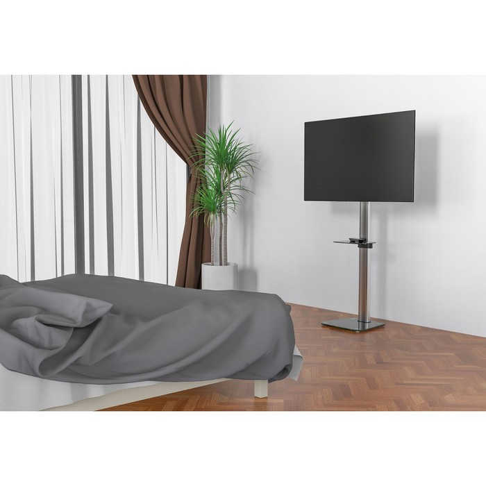 Стойка для телевизора Cactus CS-VM-ST97-D черный 37"-70" макс.68кг напольный - фото 51643629