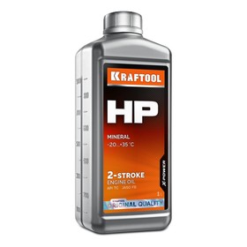 Масло KRAFTOOL HP Ultra, 41501-1, синтетическое, для 2-х тактных двигателей, 1 л