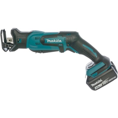 Пила сабельная аккумуляторная Makita DJR=185RME, 18 В, 2×4 Ач, 3000 об/мин, ход 13 мм, кейс