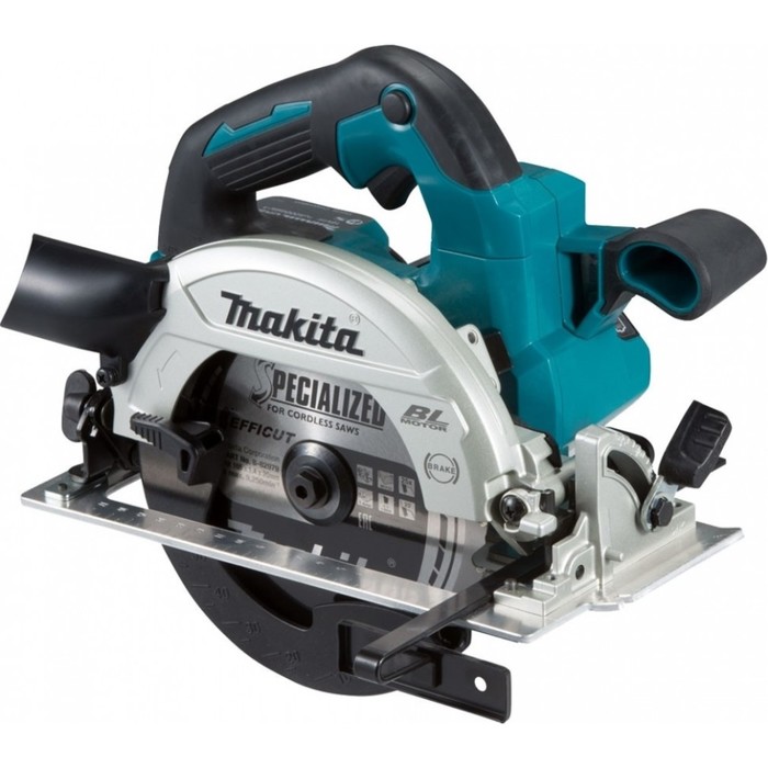 Пила циркулярная аккумуляторная Makita DHS660Z, б/щет, 18 В, 5000 об/м, 165 мм, БЕЗ АКБ/ЗУ   1073357 - Фото 1