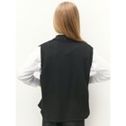 Жилет вязаный детский Amarobaby Pure Love School Vest, рост 128 см, цвет чёрный - Фото 10