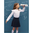 Лонгслив детский Amarobaby Ruffle, рост 128 см, цвет белый - фото 27821651