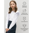 Лонгслив детский Amarobaby Ruffle, рост 128 см, цвет белый - фото 27821645