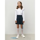 Лонгслив детский Amarobaby Ruffle, рост 128 см, цвет белый - фото 27821647