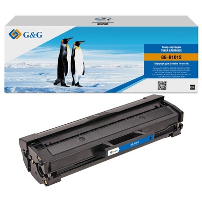 Картридж лазерный G&G GG-D101S, для Samsung ML-2160/2161/2165, чёрный, 1500 стр