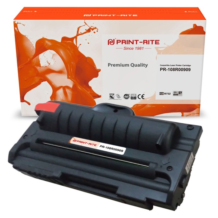 Картридж лазерный Print-Rite TFXA8OBPU1J PR-108R00909 PR108R00909 черный (2500стр.) для Xer   107417 - фото 51643721