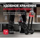 Тележка хозяйственная, грузоподъемность 40 кг, 23х25х94 см - Фото 2