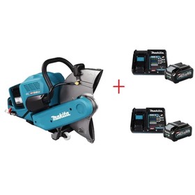 Резчик аккумуляторный Makita CE001GD402, 2x36 В, 2х4 Ач, 355x25.4 мм, рез 127 мм