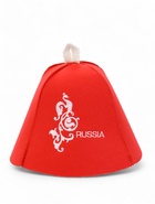 Колпак для бани  шапка "Russia" красная - фото 809204602