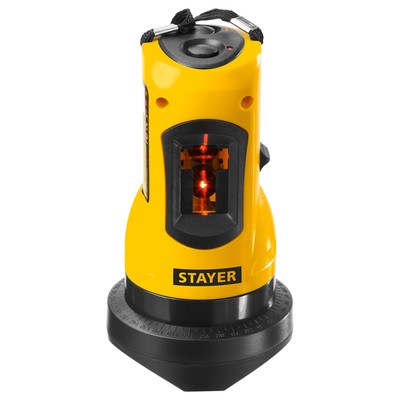 Нивелир лазерный Stayer 34960-1, 2 луча, 10 м, ± 4°, ± 0.5 мм/м, 5/8"