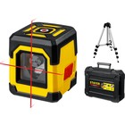 Нивелир лазерный Stayer 34961-2, 2 луча, 10 м, ± 4°, ± 0.5 мм/м, 1/4", штатив, кейс - Фото 1