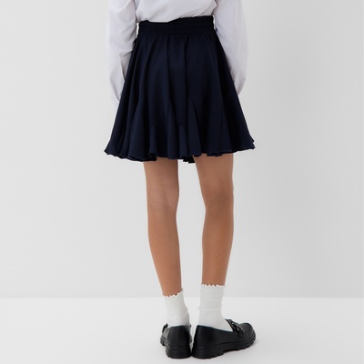 Юбка школьная для девочки MINAKU: School Collection, синяя, размер 32, рост 134 см