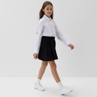 Юбка волан школьная для девочки MINAKU: School Collection, чёрная, размер 36, рост 146 см - Фото 2