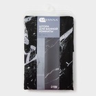 Штора для ванной SAVANNA, 180×180 см, чёрная - Фото 6