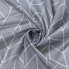 Штора для ванной SAVANNA, 180×180 см, серая - Фото 5