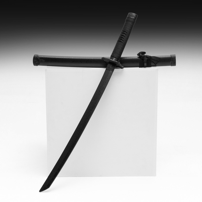 Макет оружия «Сувенирная катана. Куро», 72 см, клинок 51 см; 7 мм - Фото 1