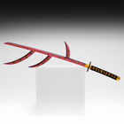 Макет оружия «Сувенирная катана. Кокошибу», 101 см, клинок 73 см×7 мм, деревянная - Фото 2