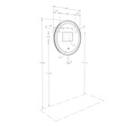 Зеркало в ванную AQUATON «Анелло 85», d=85 см - Фото 16