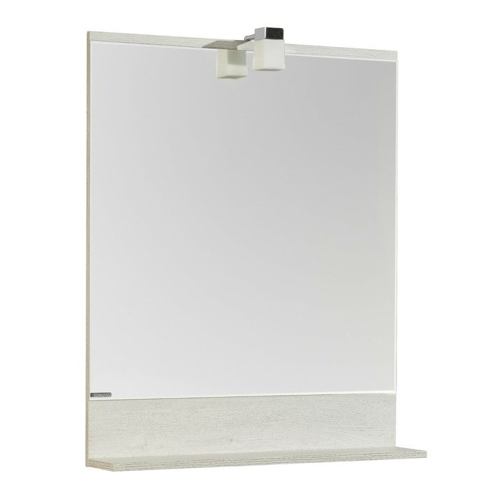 Зеркало настенное для ванной AQUATON «Бекка» PRO 70, с подсветкой, 700 мм, цвет дуб сомерсет - Фото 1