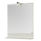 Зеркало настенное для ванной AQUATON «Бекка» PRO 70, с подсветкой, 700 мм, цвет дуб сомерсет - Фото 2