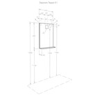 Зеркало в ванную AQUATON «Терра 61», 61×85 см, цвет дуб кантри - Фото 7