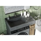 Раковина мраморная Aquaton Рейн, 80 см, цвет графит - фото 14492440