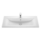 Раковина мраморная Aquaton Айрис, 100 см, цвет белый - фото 14492449