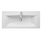 Раковина мраморная Aquaton Айрис M, 100 см, цвет белый - фото 14492466