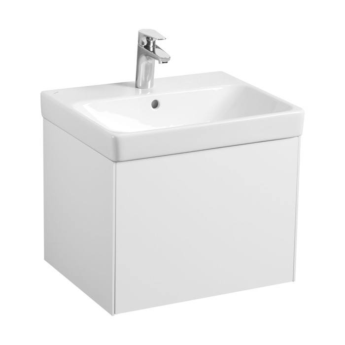 Тумба Aquaton Асти под раковину Адриана 55, цвет белый глянец, белый матовый