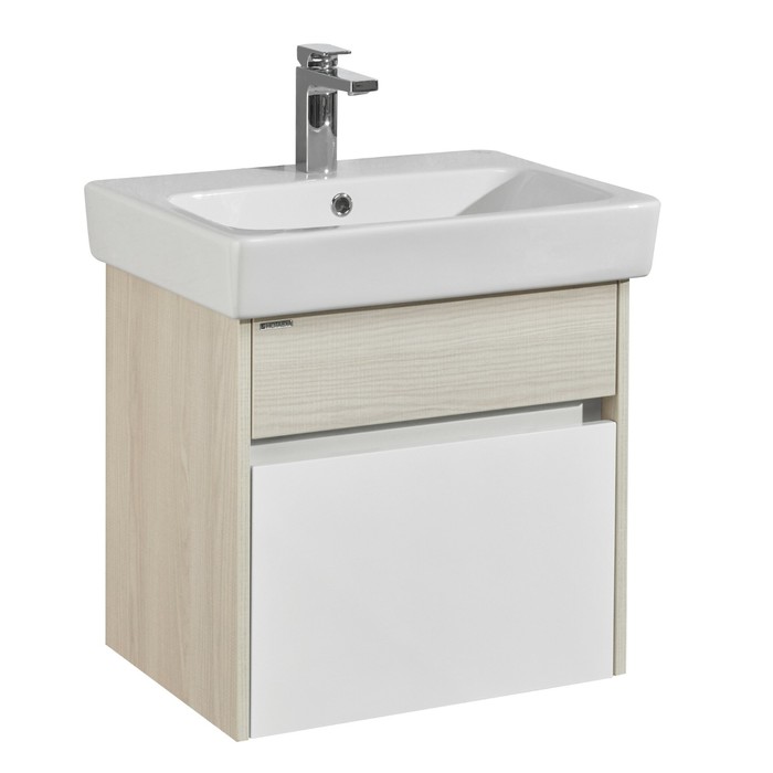 Тумба Aquaton Верди PRO под раковину Neo 60, цвет белый, ясень фабрик