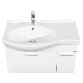 Тумба Aquaton Инди под раковину Коралл 83, цвет белый